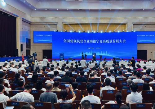 快讯丨全国优强民营企业助推宁夏高质量发展大会在银川举行